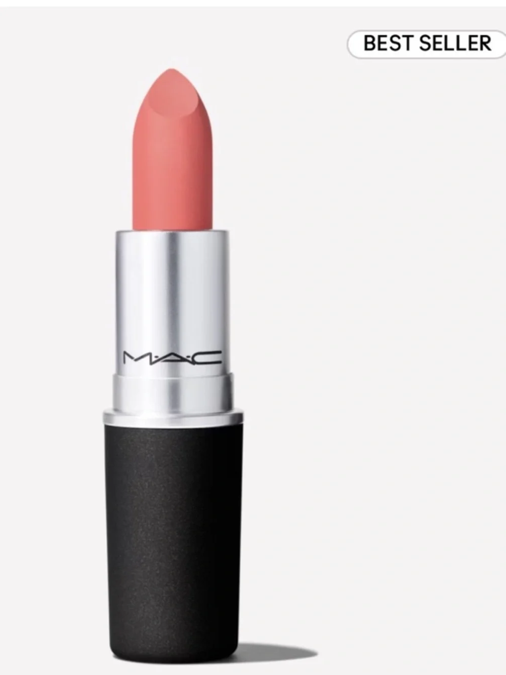 MAC COSMETICS Powder Kiss Matte Lipstick 631 Teddy 2.0 (Deep-Tone Beige) NIB $27